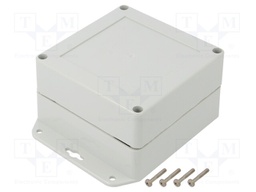 Enclosure: multipurpose; X: 105mm; Y: 105mm; Z: 60mm; ZP; light grey