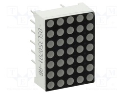 Display: LED; matrix; 5x7; blue; 50mcd; cathode; 12.7x17.8x6.3mm