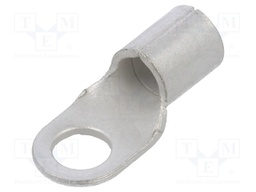 Tip: ring; M6; 16mm2; crimped; for cable; tinned; copper; 6.5mm