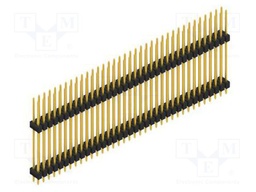 Connector: pin strips; pin header; male; PIN: 72; 2.54mm; THT; 2x36