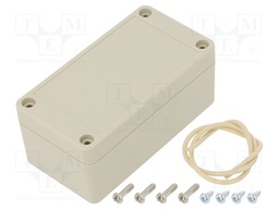 Enclosure: multipurpose; X: 50mm; Y: 95mm; Z: 40mm; Ritec; ABS; IP65