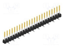 Connector: pin strips; pin header; male; PIN: 23; 2.54mm; SMT; 1x23