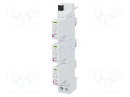 Surge arrester; Type 1+2; for DIN rail mounting