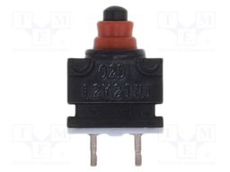 Microswitch SNAP ACTION; without lever; SPST-NC; 0.01A/13.5VDC