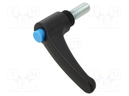 Lever; adjustable; Thread len: 30mm; Lever length: 78mm; -30÷130°C