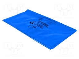 Waste bag; ESD; 450x735x990mm; Thk: 32.5um; 110l; 100pcs; blue