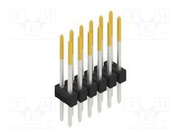 Connector: pin strips; pin header; male; PIN: 12; 2.54mm; THT; 2x6