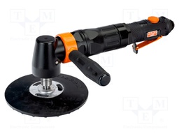 Angle polishers; pneumatic; 6.3bar; 108l/min; 90dBA; for workshop
