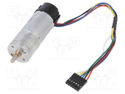 Motor: DC; with encoder,with gearbox; HP; 6VDC; 6.5A; 200rpm; 101g