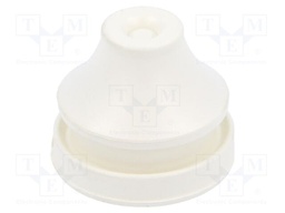 Grommet; EPDM; grey; Panel thick: 3÷5mm; Øcable: 5÷9mm; Size: M16
