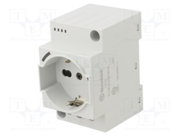 Connector: AC supply; female; socket; 250VAC; 16A; Type: with LED