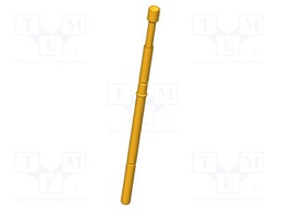 Test needle; Operational spring compression: 4mm; 5A; Ø: 2mm; 0.6N