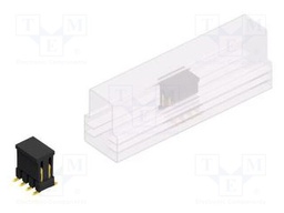Connector: pin strips; pin header; male; PIN: 8; 2.54mm; SMT; 2x4