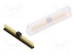 Connector: pin strips; pin header; male; PIN: 60; 2.54mm; SMT; 2x30