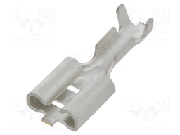 Terminal: flat; 6.3mm; 0.8mm; female; 0.3÷0.8mm2; crimped; tinned
