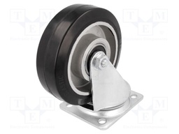 Transport wheel; Ø: 125mm; W: 38mm; H: 155mm; torsional; 200kg