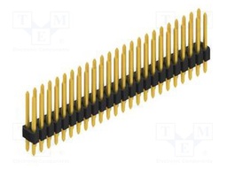 Connector: pin strips; pin header; male; PIN: 48; 1.27mm; THT; 2x24