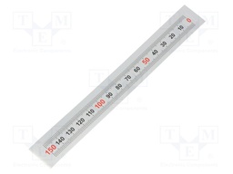 Ruler; figures horizontally arranged,self-adhesive; W: 11mm