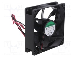 Fan: DC; axial; 12VDC; 92x92x25mm; 76.46m3/h; 32dBA; ball bearing
