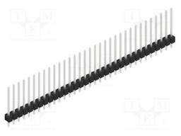 Connector: pin strips; pin header; male; PIN: 33; 2.54mm; THT; 1x33