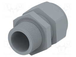 Cable gland; without nut,with long thread; M25; 1.5; IP68; grey
