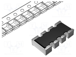 Resistor network: Y; 10kΩ; ±1%; No.of resistors: 4; -55÷155°C; 50V