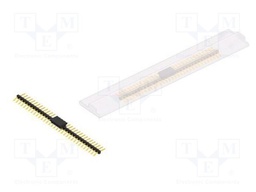 Connector: pin strips; pin header; male; PIN: 33; 2mm; SMT; 1x33