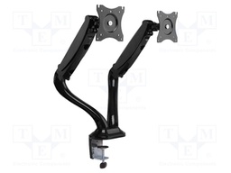 Monitor holder; 6kg; Size: 13"-27"; for two monitors; 442mm