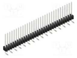 Connector: pin strips; pin header; male; PIN: 31; 1.27mm; SMT; 1x31