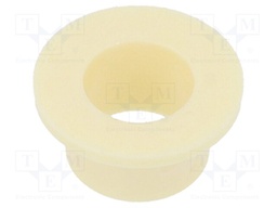 Bearing: sleeve bearing; with flange; Øout: 8mm; Øint: 6mm; L: 6mm