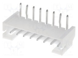 Socket; wire-board; male; PH; 2mm; PIN: 8; THT; 100V; 2A; -25÷85°C