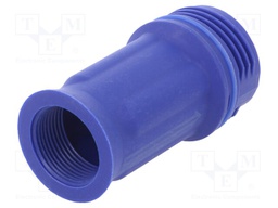 Enclosure: for circular connectors; Han F+B; for cable; straight