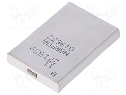 Re-battery: Li-Ion; 703450; 3.7V; 1250mAh; 6.5x34x50mm