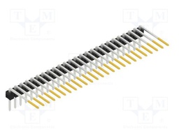 Connector: pin strips; pin header; male; PIN: 25; 2.54mm; THT; 1x25