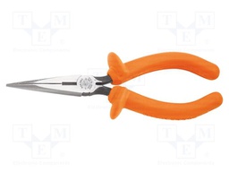 Pliers; half-rounded nose; hardened steel; Pliers len: 175mm