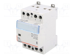 Contactor: 4-pole installation; NO x4; 230VAC; 63A; DIN; SM300