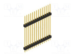 Connector: pin strips; pin header; male; PIN: 14; 2.54mm; THT; 1x14