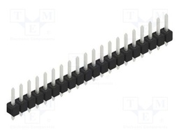 Connector: pin strips; pin header; male; PIN: 20; 2.54mm; THT; 1x20