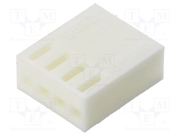 Plug; wire-board; female; KK 254; 2.54mm; PIN: 4; w/o contacts