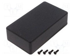 Enclosure: multipurpose; 1550; X: 64mm; Y: 115mm; Z: 30mm; aluminium