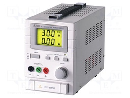 Power supply: laboratory; Channels: 1; 0÷30VDC; 0÷5A; Plug: EU
