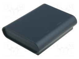 Enclosure: desktop; DESKONE; X: 139mm; Y: 110mm; Z: 31mm; ABS; black