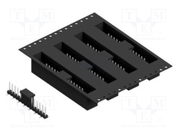 Connector: pin strips; pin header; male; PIN: 14; 2.54mm; SMT; 1x14