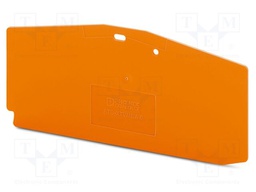 Separating plate; L: 46.9mm; W: 0.8mm; H: 104.4mm; Body: orange