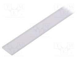 Cover for LED profiles; white; 2m; V: C9; push-in