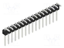 Connector: pin strips; pin header; male; PIN: 16; 2.54mm; THT; 1x16