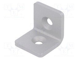 Angle bracket; for profiles; W: 30mm; H: 30mm; L: 30mm; steel