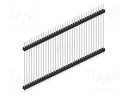 Connector: pin strips; pin header; male; PIN: 34; 2.54mm; THT; 1x34