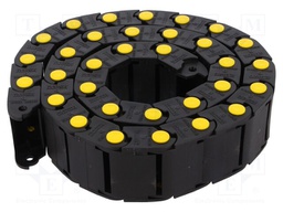 Cable chain; Series: Medium; Bend.rad: 40mm; L: 990mm; Colour: black