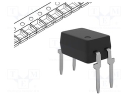 Optocoupler; THT; Ch: 1; OUT: transistor; CTR@If: 200-600%@5mA; DIP4